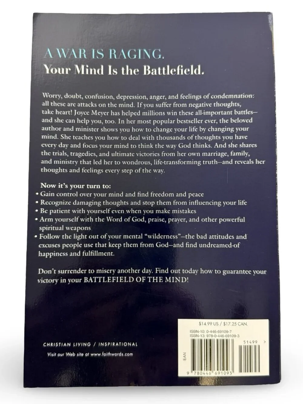 Joyce Meyer‎ Battlefield Of The Mind / Me And My Big Mouth 2 Paperback Books Lot